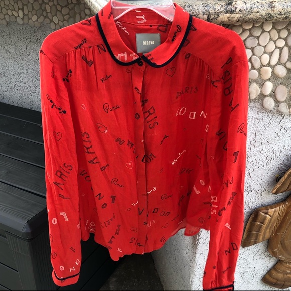 Anthropologie Tops - Maeve Europe Print Top